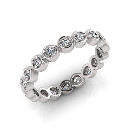 Sterling Silver Cubic Zirconia Ring 676