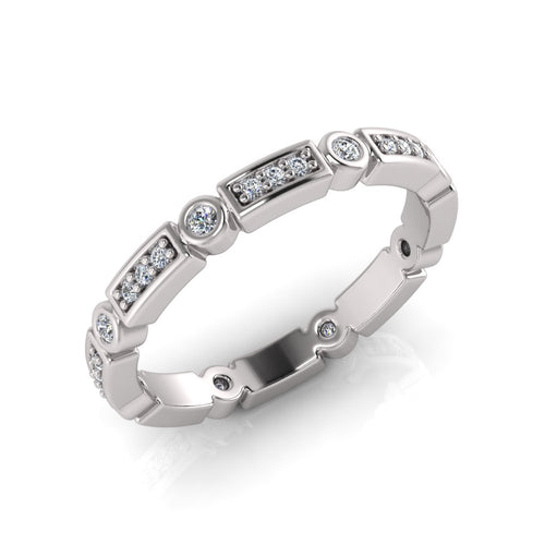Sterling Silver Cubic Zirconia Ring 682