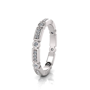 Sterling Silver Cubic Zirconia Ring 682