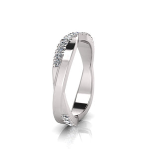 Sterling Silver Cubic Zirconia Ring 684
