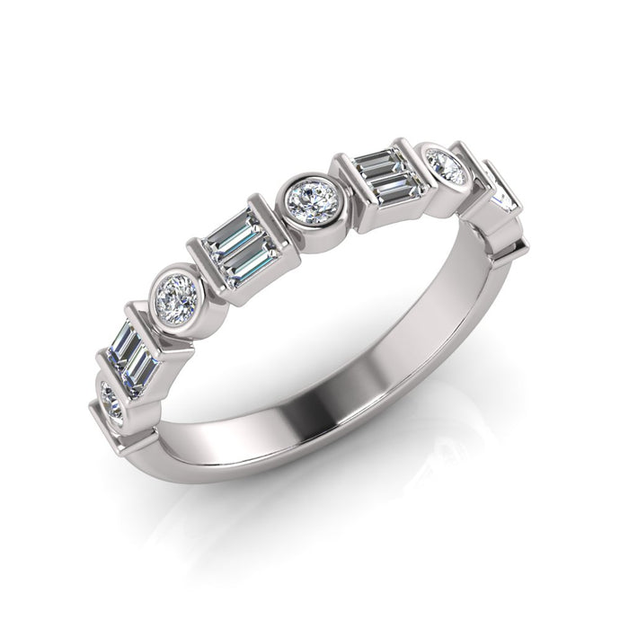Sterling Silver Cubic Zirconia Ring 696