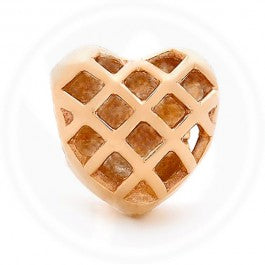 Lattice Heart Charm