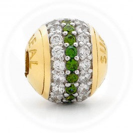 Triple Bling Green One Row