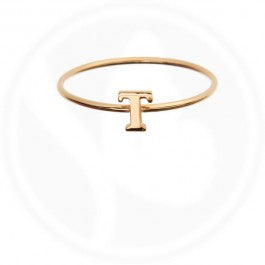 Letter Stacker Ring 9ct